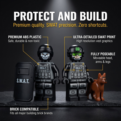 SWAT Police Mega Set — 20 Figures