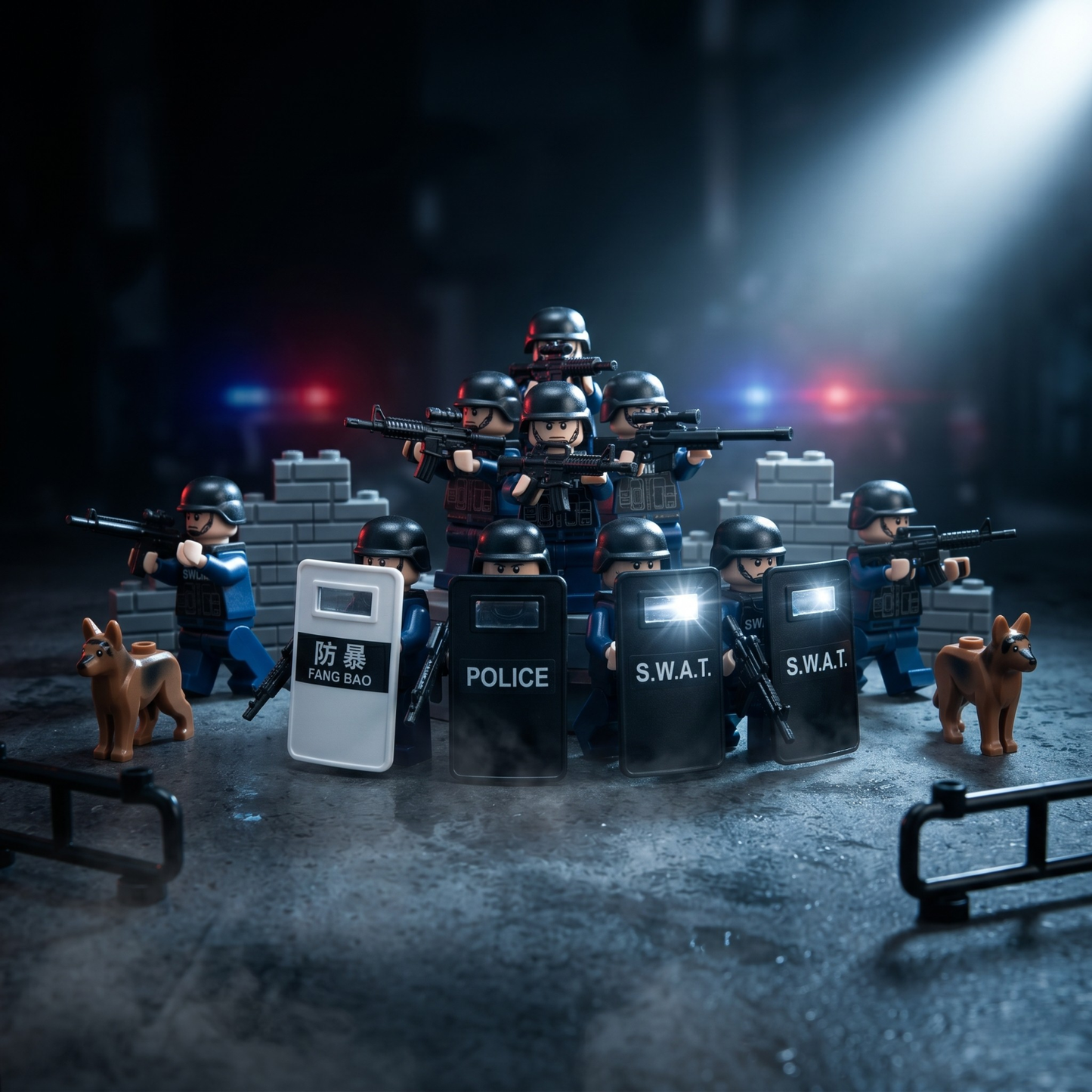 SWAT Police Mega Set — 20 Figures