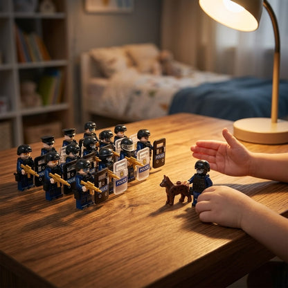 SWAT Police Squad 12-Figure Mega Set