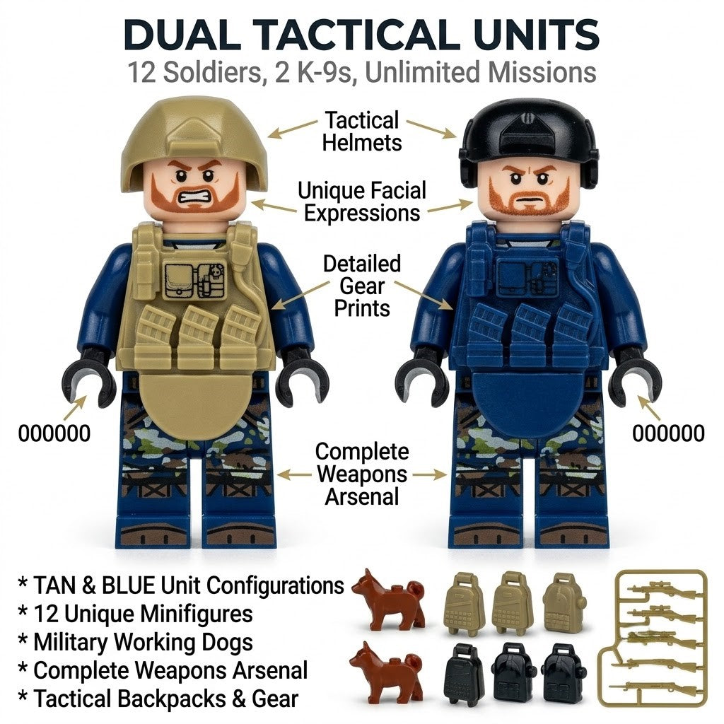 Modern Special Forces Collectible Minifigure Collection