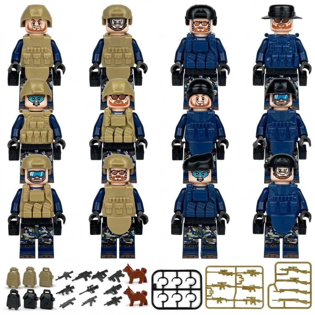 Modern Special Forces Collectible Minifigure Collection