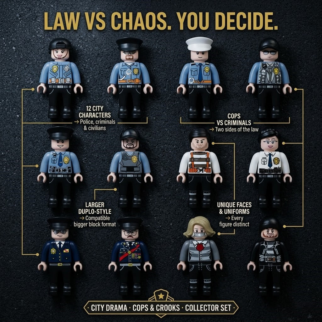 City Police & Civilians 12-Pack