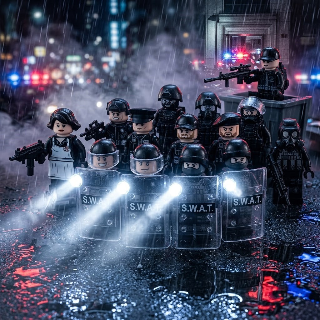 Black Panther SWAT 12-Figure Set