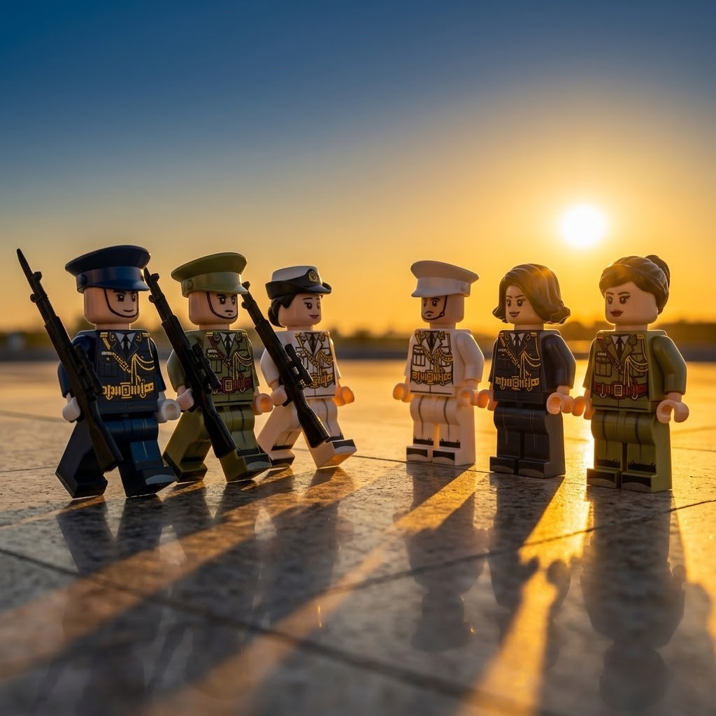 Military Honor Guard 6-Figure Set