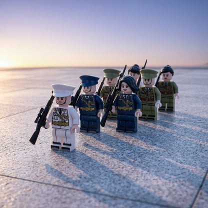Military Honor Guard 6-Figure Set