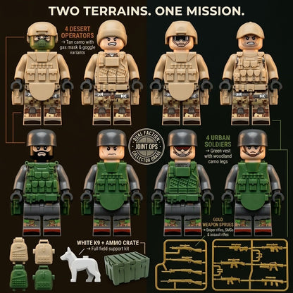 Desert & Urban Camo Special Forces 8-Pack