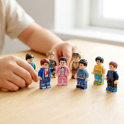 Urban Style Fashion Series characters arranged for play on a bright tabletop, scenery not included