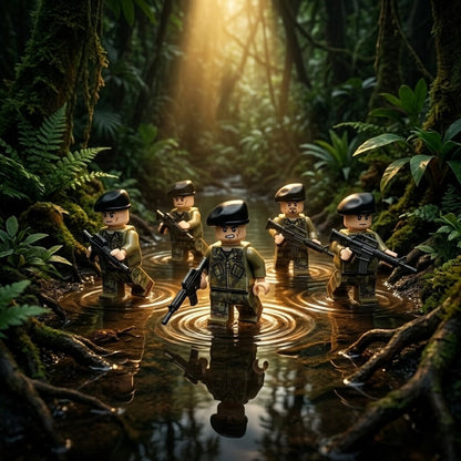 Woodland Camo Beret Soldier 12-Pack