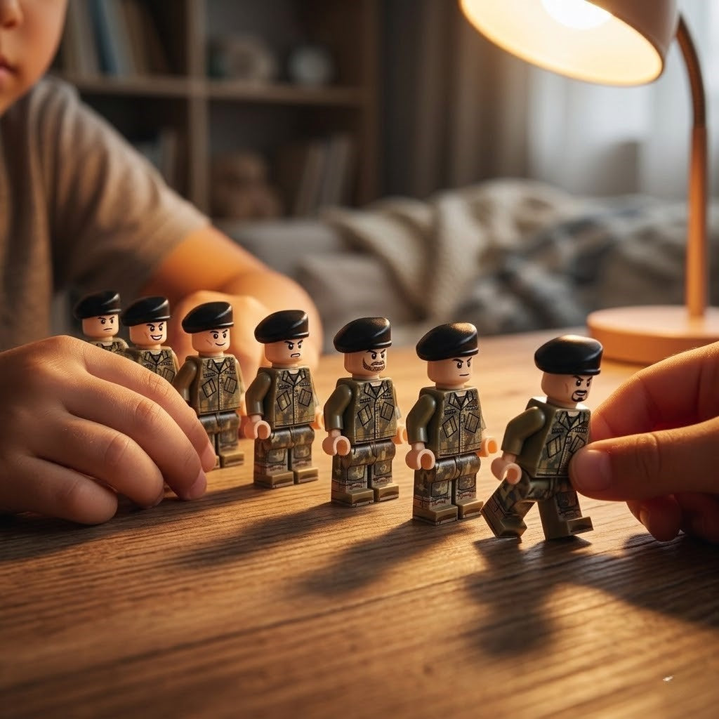 Woodland Camo Beret Soldier 12-Pack