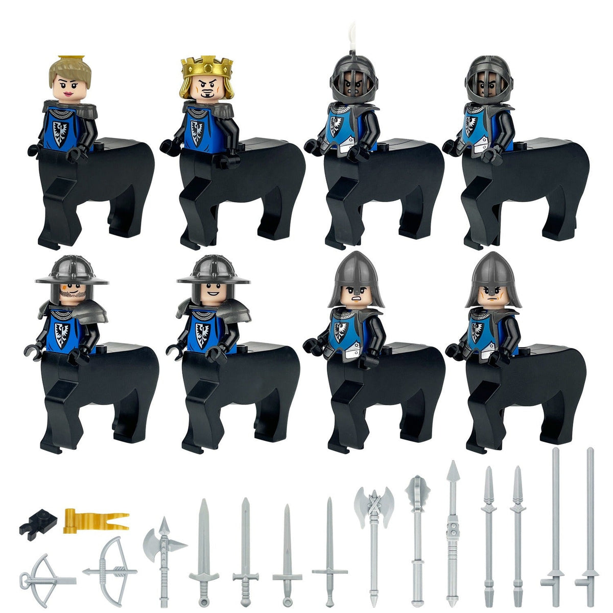 Fantasy Centaur Knights 12 Figure Set — supplier mockup, 3000px upscale