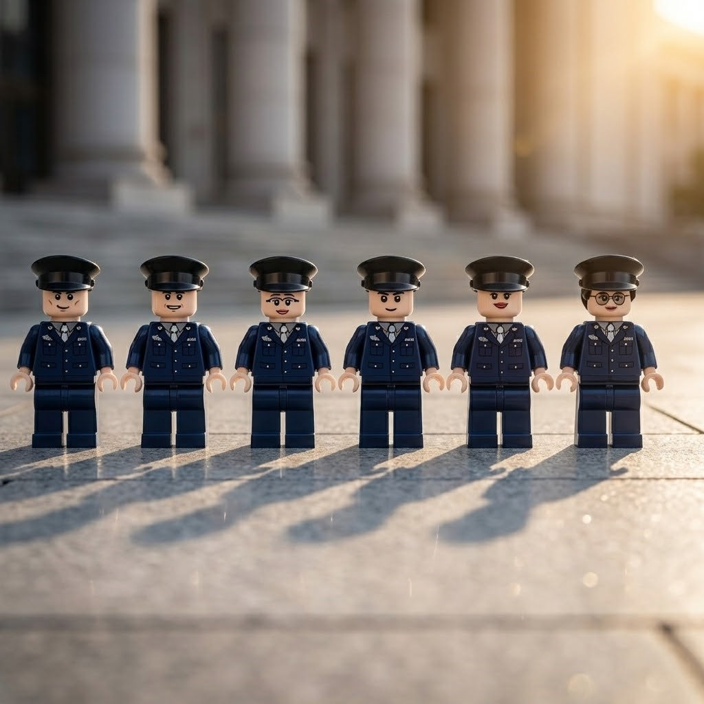 Police Officer 12-Figure Set