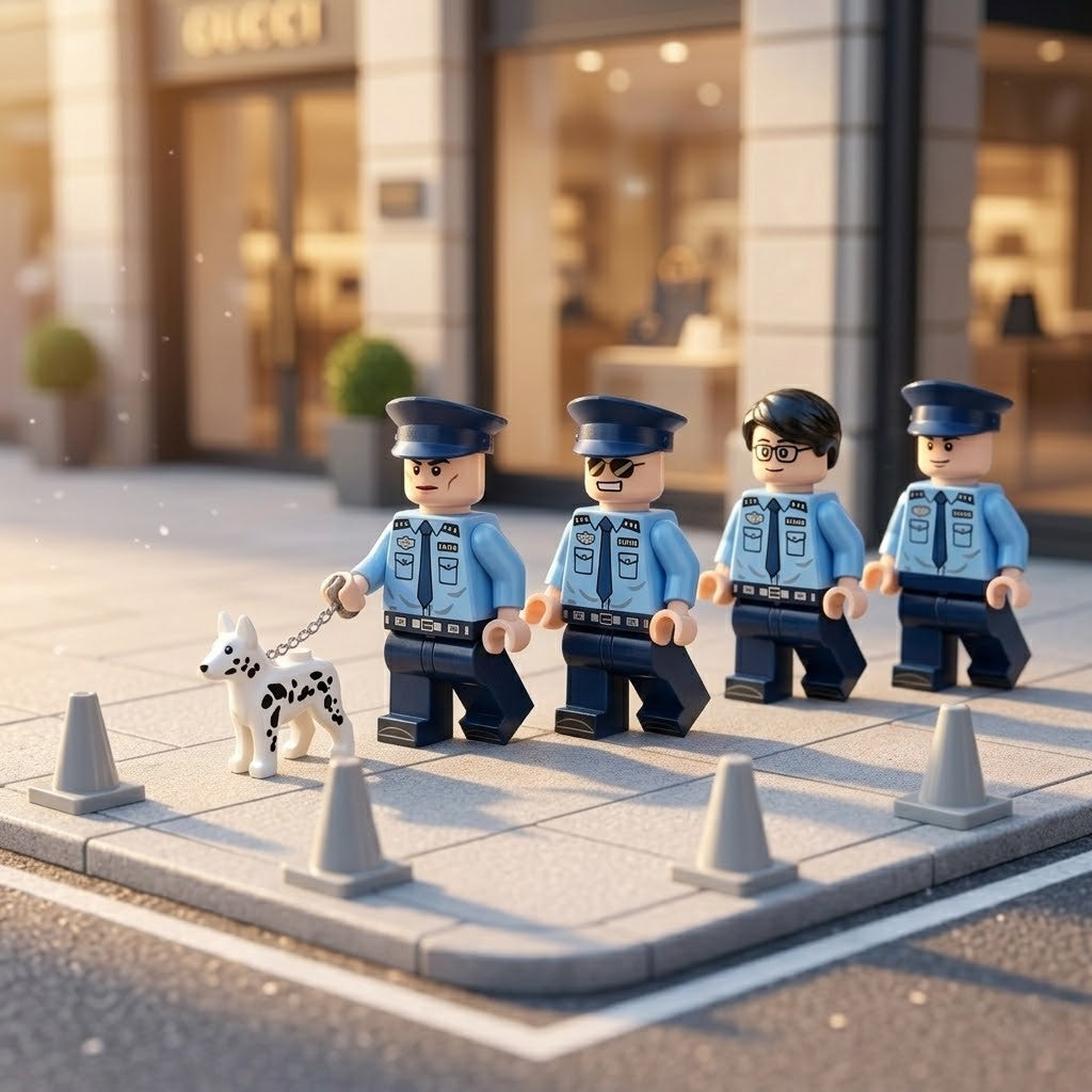 Police Officer 12-Figure Set