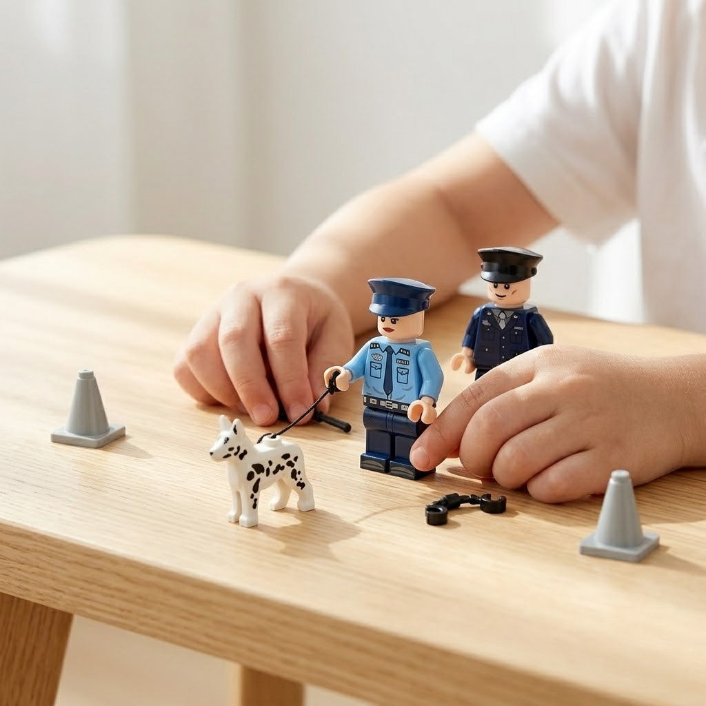 Police Officer 12-Figure Set