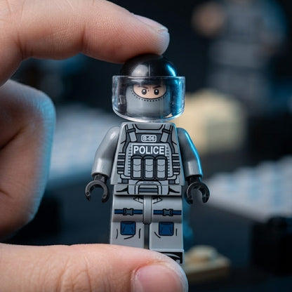 12 Grey POLICE Tactical Set
