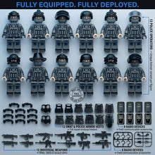 12 Grey POLICE Tactical Set