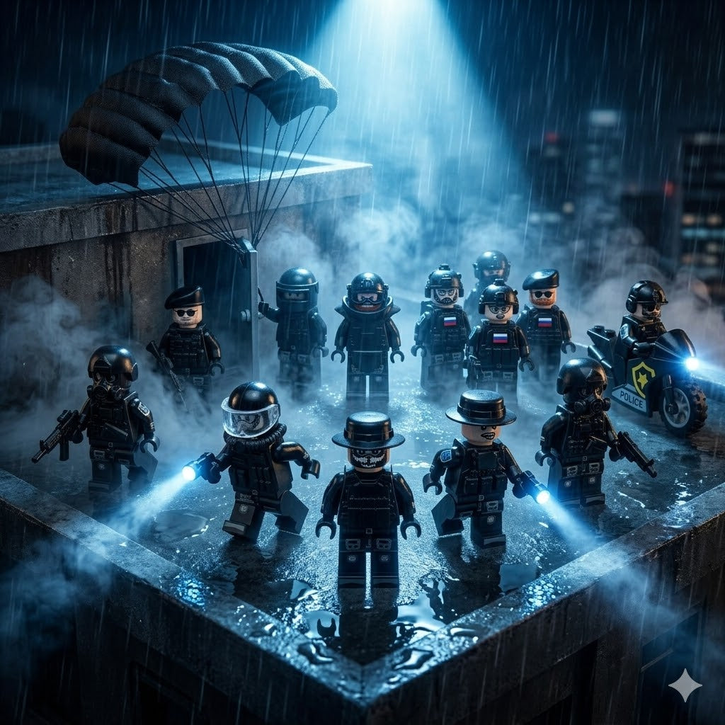 SWAT Special Forces Minifigure Squad