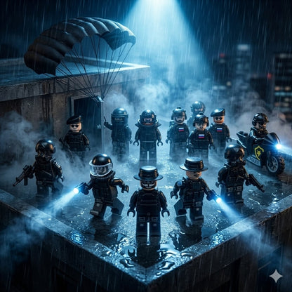 SWAT Special Forces Minifigure Squad