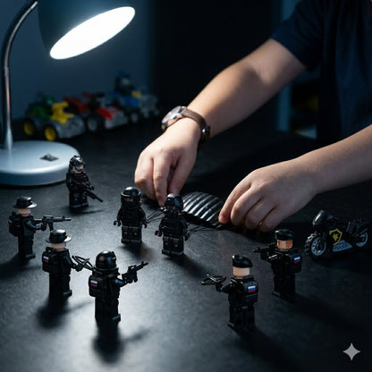 SWAT Special Forces Minifigure Squad