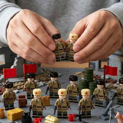 Soviet WWII Infantry Collectible Minifigure Collection