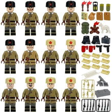 Soviet WWII Infantry Collectible Minifigure Collection