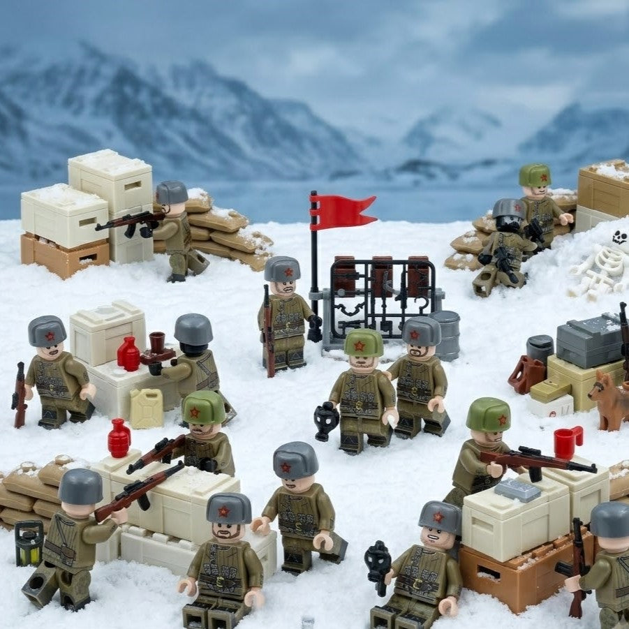 Soviet WWII Red Army Collectible Minifigure Collection