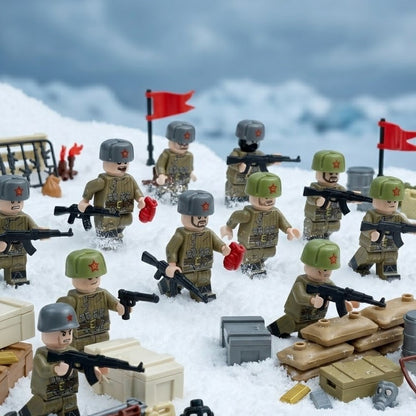 Soviet WWII Red Army Collectible Minifigure Collection