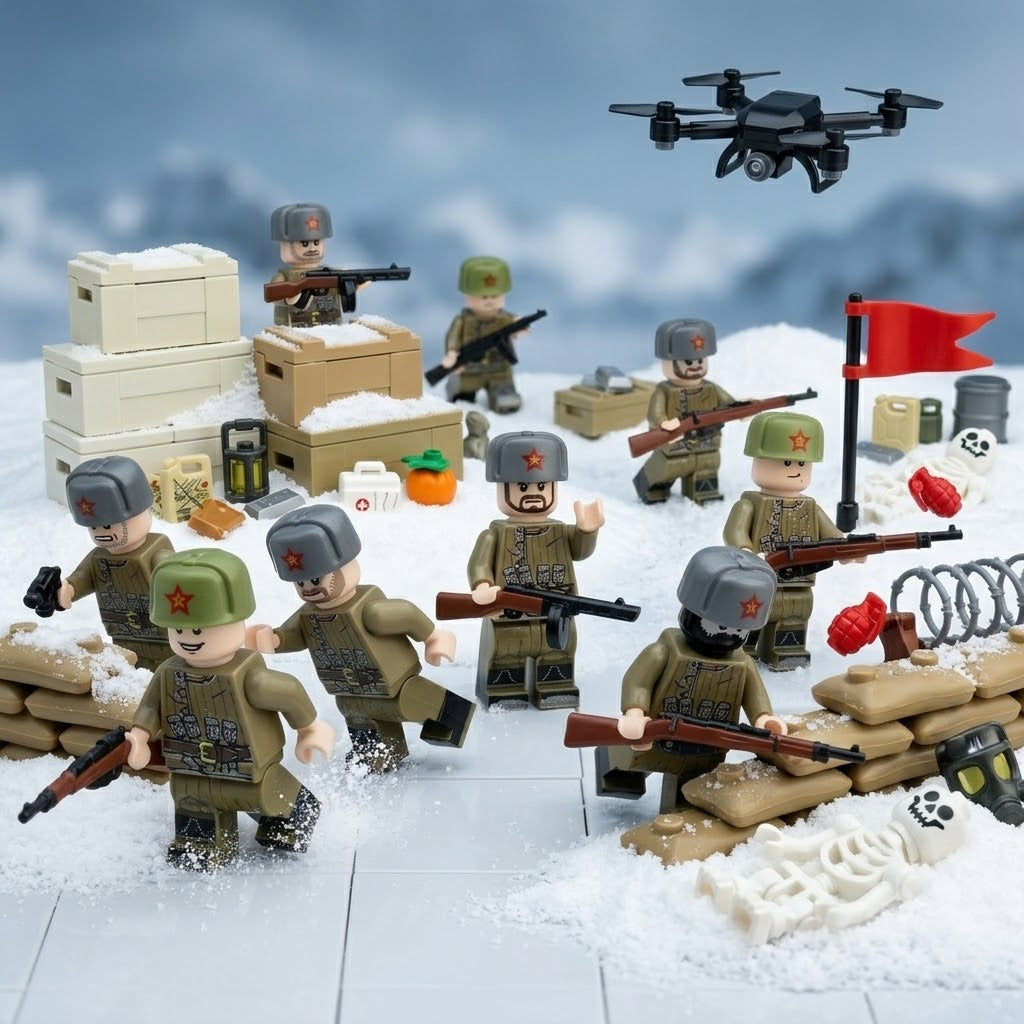 Soviet WWII Red Army Collectible Minifigure Collection