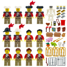 Redcoat Marine Pirates 12 Figure Set with Skeleton