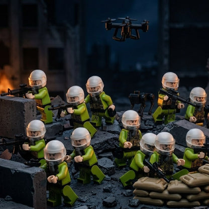Hazmat Special Forces Minifigure Set