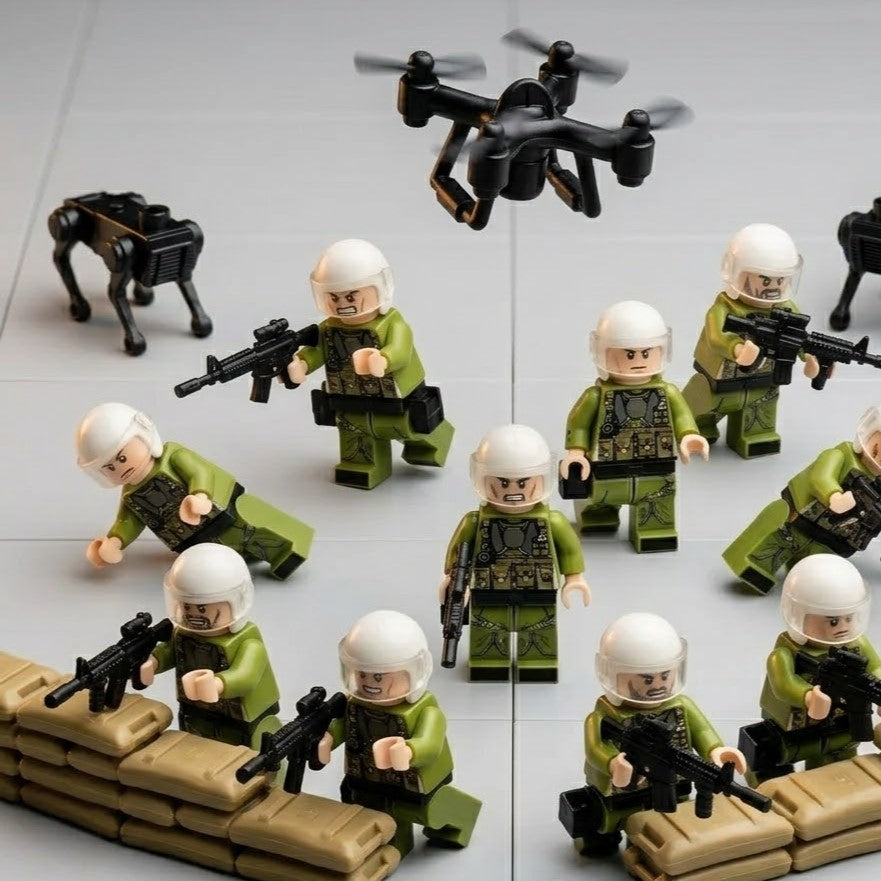 Hazmat Special Forces Minifigure Set