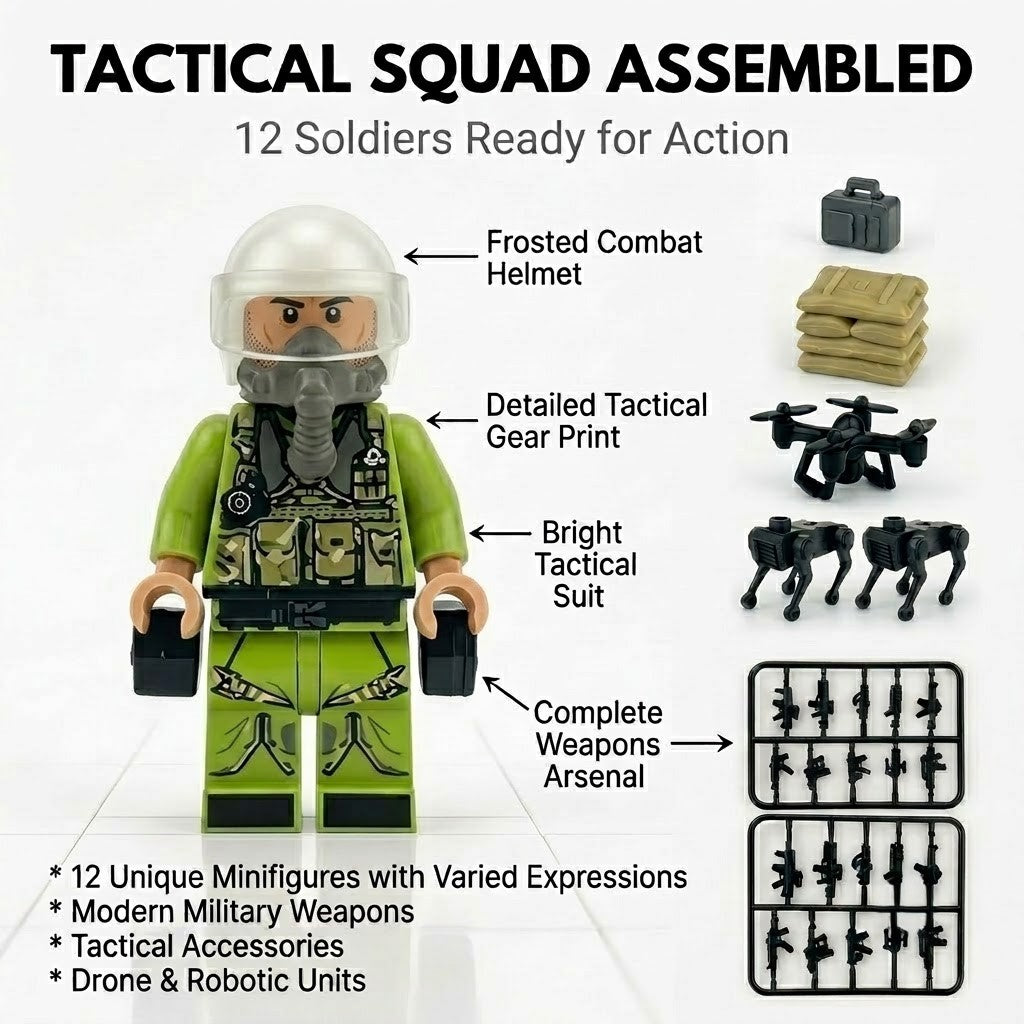 Hazmat Special Forces Minifigure Set