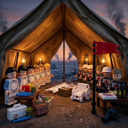 Medical Field Hospital 12-Figure Set