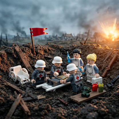 Medical Field Hospital 12-Figure Set