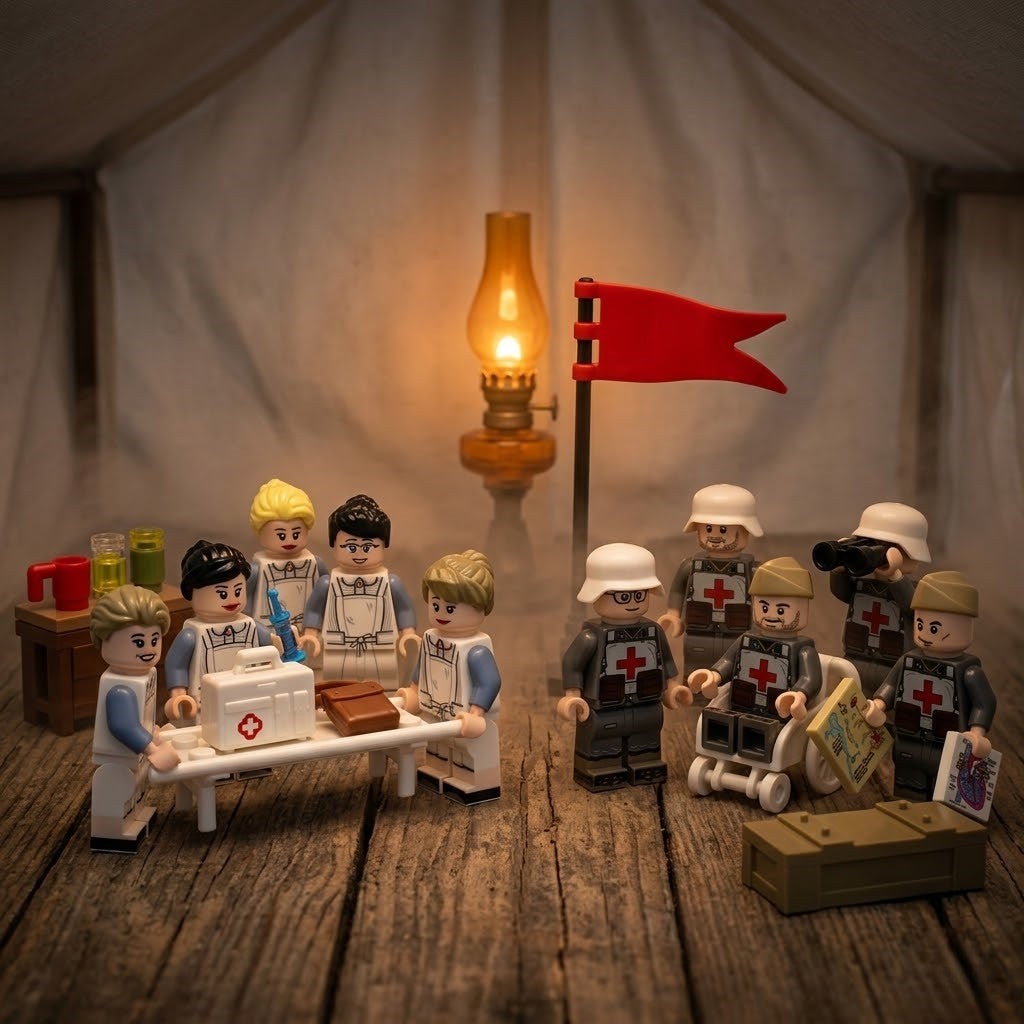 Medical Field Hospital 12-Figure Set
