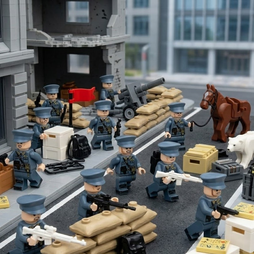 WWII Military Police Collectible Minifigure Collection