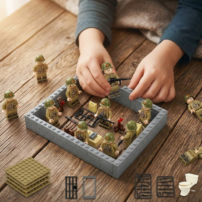 WWII Soviet Soldier Minifigures 12-Figure Historical Set