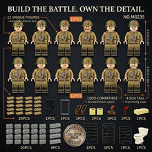 WWII Soviet Soldier Minifigures 12-Figure Historical Set