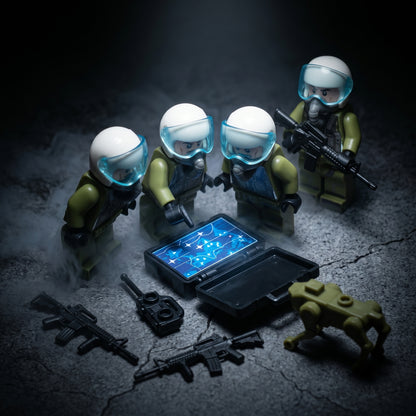 Military Pilot Airborne Set — 12 Figures