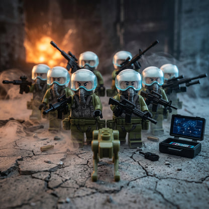 Military Pilot Airborne Set — 12 Figures