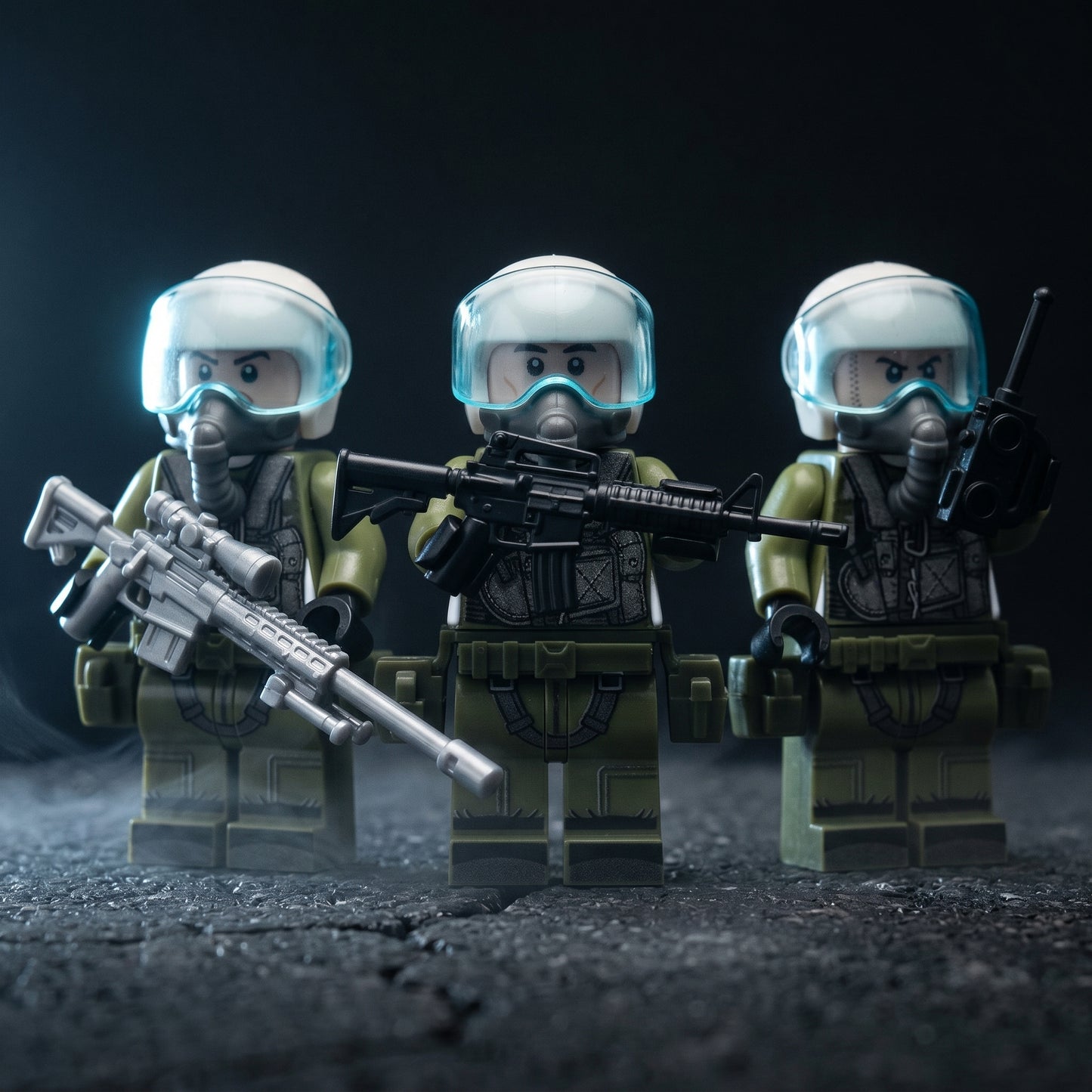 Military Pilot Airborne Set — 12 Figures