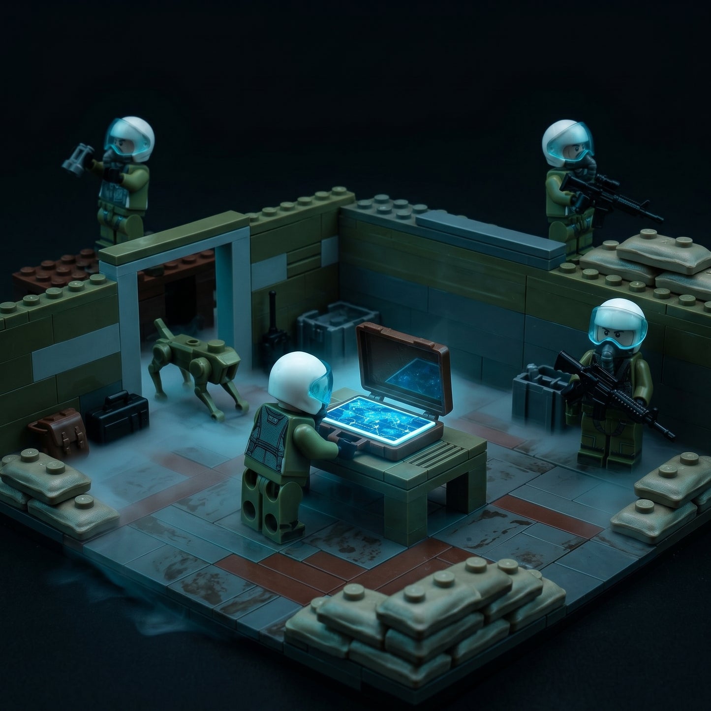 Military Pilot Airborne Set — 12 Figures