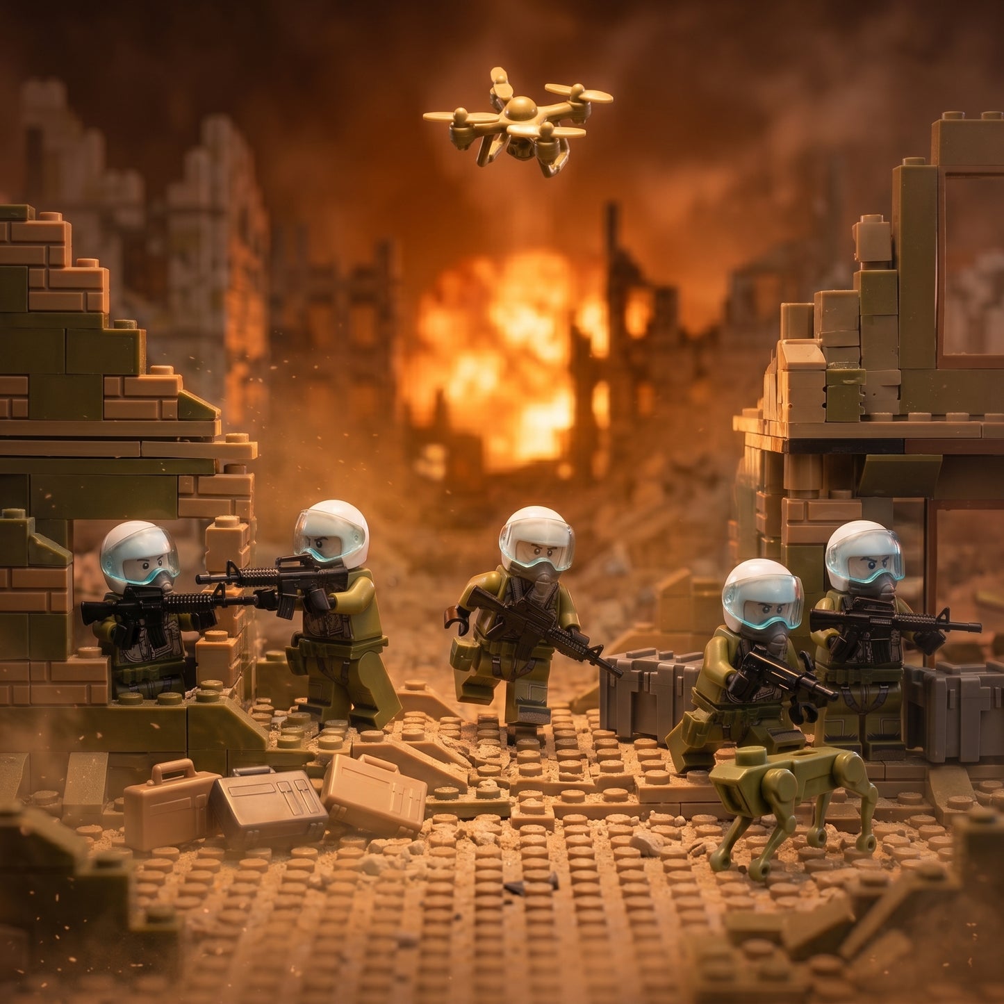 Military Pilot Airborne Set — 12 Figures