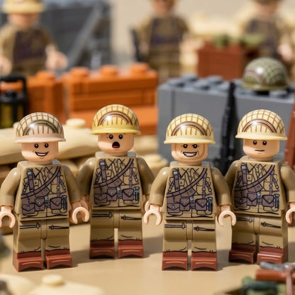 WWII Allied Infantry Collectible Minifigure Collection
