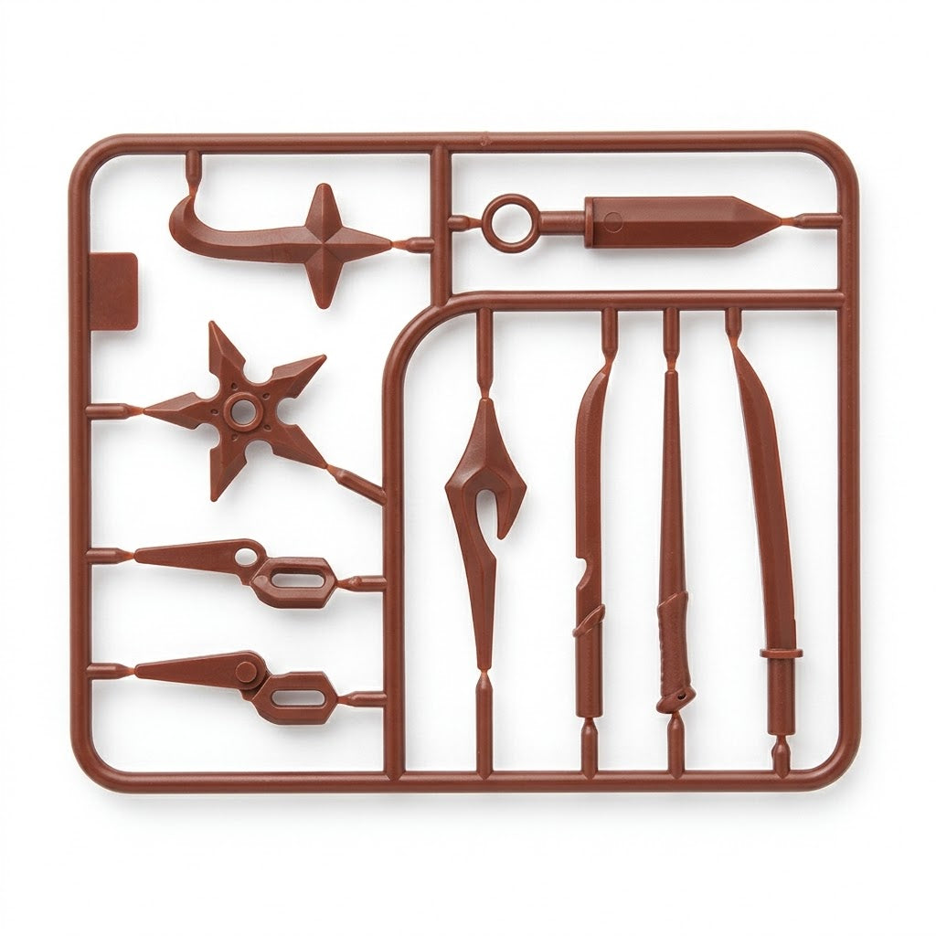 Brown Small Ninja Weapon Pack minifigure accessory