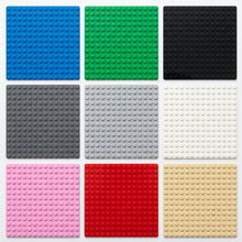 16x16 Brick Base Plate | Building Block Baseplate (12.8x12.8cm) | 9 Colors