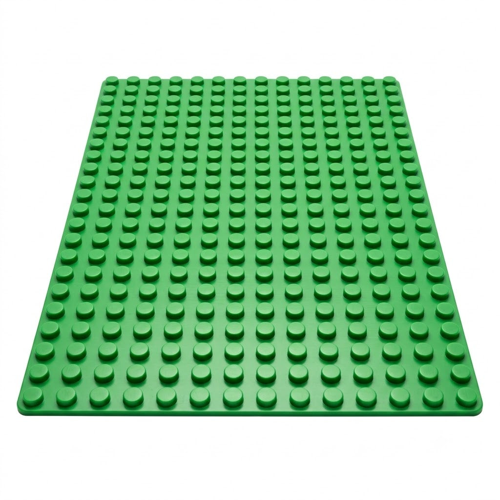 16x32 Baseplate - Small Brick Building Base (12.8 x 25.6 cm)