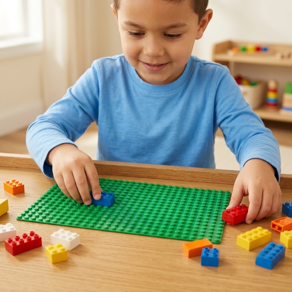 16x32 Baseplate - Small Brick Building Base (12.8 x 25.6 cm)