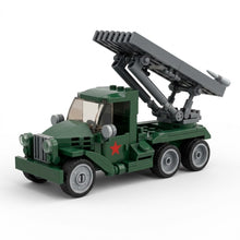 WWII Army Series Digital Camouflage Rocket Artillery Truck