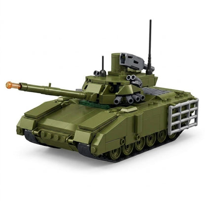 Modern Main Battle Tank Building Brick Model