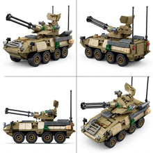 Premium Desert Air-Defense Building Brick Vehicle Set